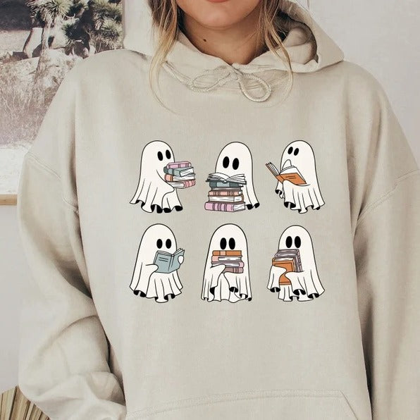 Sweat à capuche femme à imprimé Halloween