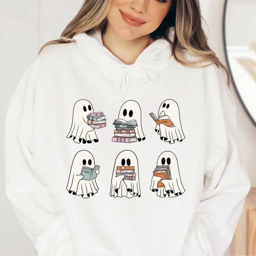 Sweat à capuche femme à imprimé Halloween