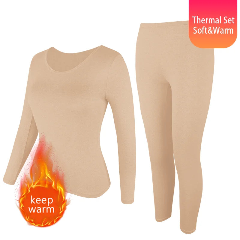 Ensemble de sous-vêtements thermiques femme – Haut et pantalon