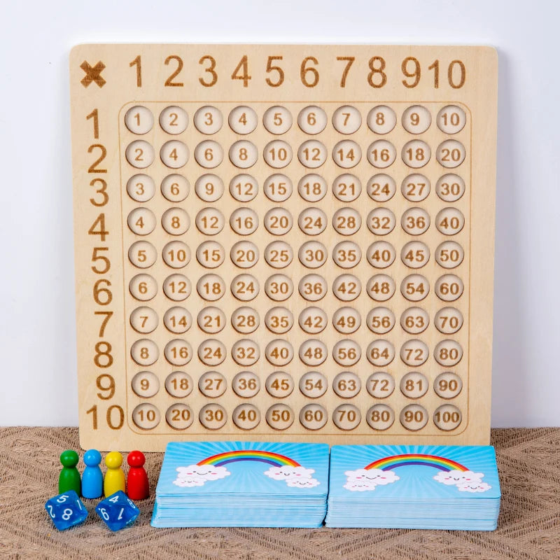 Jeu de Multiextrêmes Montessori en Bois pour Enfant, 99 Pièces