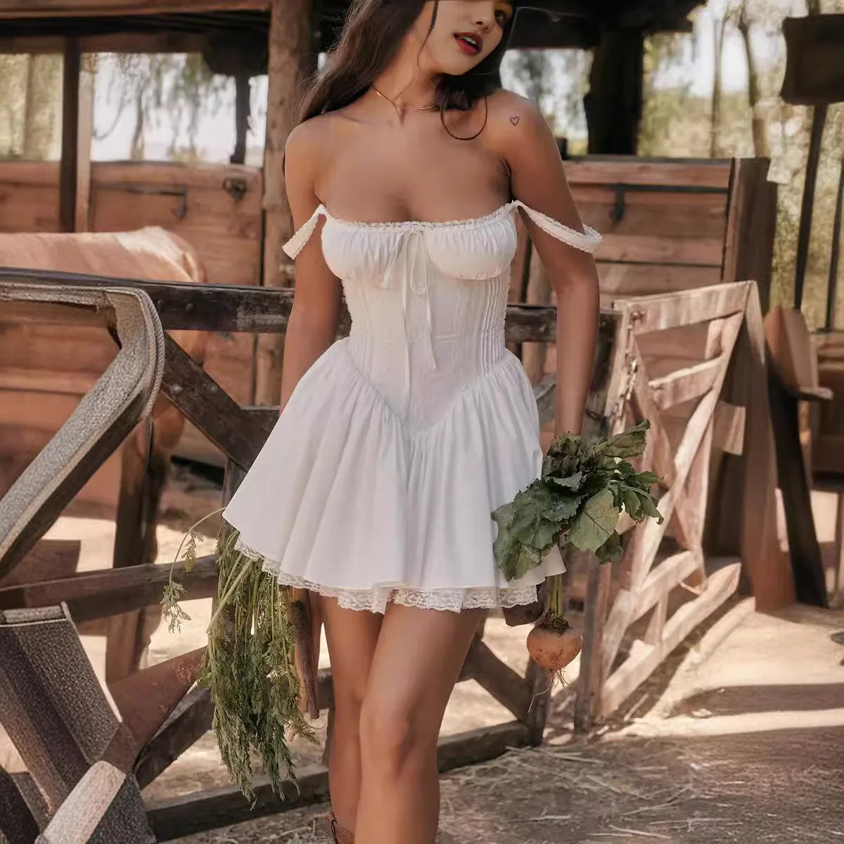 Maja Mini Robe taille fine