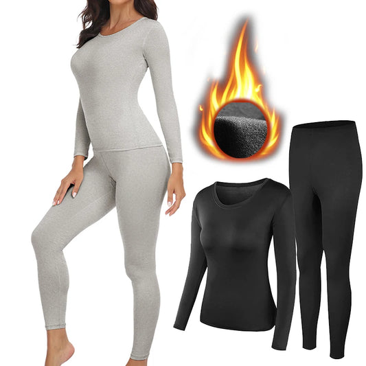 Ensemble de sous-vêtements thermiques femme – Haut et pantalon